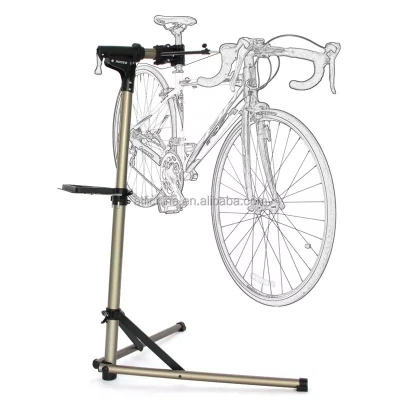 Aluminum Alloy Bike Repair Stand Professional Bicycle Adjustable Fold Bike Rack Holder Storage Bicycle Repair Stand