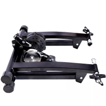 Bike Trainer Stand Indoor Riding Steel Bicycle Exercise Stand with Noise Reduction Wheel Magnetic Stationary Stand