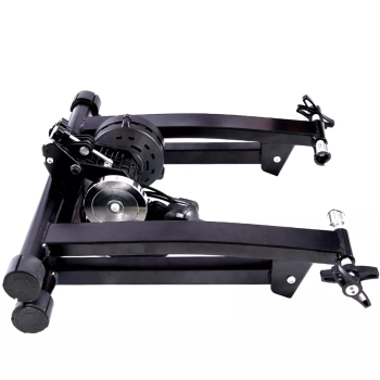 Bike Trainer Stand Indoor Riding Steel Bicycle Exercise Stand with Noise Reduction Wheel Magnetic Stationary Stand