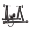 Bike Trainer Stand Indoor Riding Steel Bicycle Exercise Stand with Noise Reduction Wheel Magnetic Stationary Stand