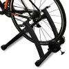 Bike Trainer Stand Indoor Riding Steel Bicycle Exercise Stand with Noise Reduction Wheel Magnetic Stationary Stand