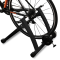 Bike Trainer Stand Indoor Riding Steel Bicycle Exercise Stand with Noise Reduction Wheel Magnetic Stationary Stand
