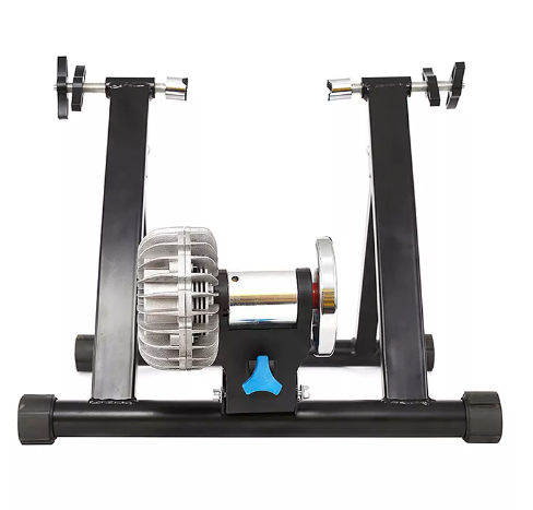 Bike Trainer Stand Indoor Riding Steel Bicycle Exercise Stand with Noise Reduction Wheel Magnetic Stationary Stand