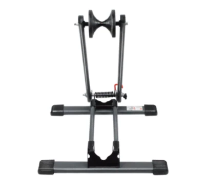 Atliprime Foldable Floor Bike Stand Portable Bicycle Storage Holder Mountain Bikes Adjustable Cycle Parking Rack