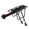 Black Alloy Bike Bicycle Seat Post Frame Holder Rear Cargo Rack