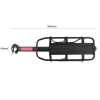 Black Alloy Bike Bicycle Seat Post Frame Holder Rear Cargo Rack