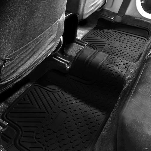 All Weather Car Floor Mats Fit Full Set  Cuttable For Most Cars, Sedan, SUV, Truck