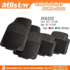 ATCM-3202 Heavy Duty 4 Piece Luxury Set With Anti Slip Backing Carpet PVC Car Mat
