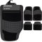 ATCM-3202 Heavy Duty 4 Piece Luxury Set With Anti Slip Backing Carpet PVC Car Mat