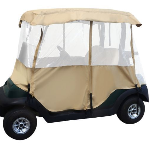 4 Passenger 400D Waterproof Sunproof Golf cart Cover fits For Most Brand