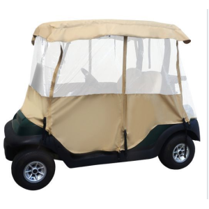 4 Passenger 400D Waterproof Sunproof Golf cart Cover fits For Most Brand