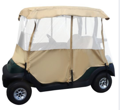 4 Passenger 400D Waterproof Sunproof Golf cart Cover fits For Most Brand