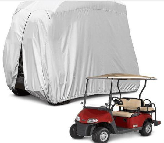 4 Passenger 400D Waterproof Sunproof Golf cart Cover For Most Brand