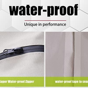 2 Passagers Heavy Duty 600D Waterproof Portable Golf Cart Cover Fit Most Golf Cart Brand