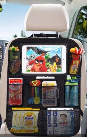 Seat Back Pocket Car Storage Pocket Durable Waterproof Stain Resistant Multifunctional  8 Pockets Car Storage Bag For Toys,IPad