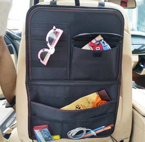Car Seat Hanging Storage Bag Waterproof Multi-functional Rear Seat Back Organizer