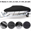 Heavy Duty 420D Oxford Cloth Sliver Coating Waterproof Boat Cover
