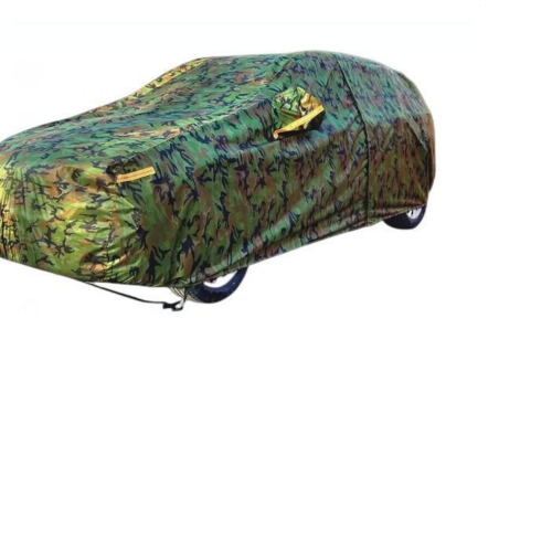Waterproof Car Cover 190T polyester Tafuta Camo Car Protect Cover  With Zipe