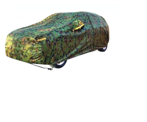 Waterproof Car Cover 190T polyester Tafuta Camo Car Protect Cover  With Zipe ATTC-1001-2S