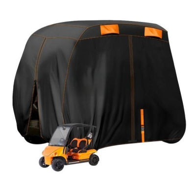 Heavy Duty 300D Oxford Waterproof Golf Cart Cover Fit Most Golf Cart Brand ATGC-5006S