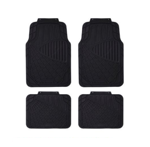 ATCM-2248 Automotive Floor Mats Heavy Duty Rubber Universal Fit Full Set Rubber PVC Car Mat