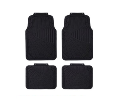 Automotive Floor Mats Heavy Duty Rubber Universal Fit Full Set ATCM-2248