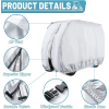 Windproof Universal Golf Cart Covers UV Coating Oxford Cloth Club Car Cover ATGC-5005