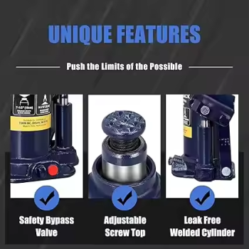 ATLIFIX 2T-50T Ton Double Ram Bottle Jack  Hydraulic Welded Bottle Jack Car Jack