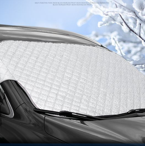 Car Windshield Snow Cover 3 Layers Winter Frost Protection for Any Weather ATSS6006B-145X92