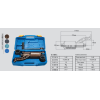 ATLI WK7681 High quality Hand Tool Sets Auto Repair Torque Wrench 6200N.M socket wrench set with Labor Saving Wrench