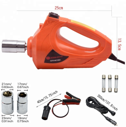 Atlifix 12V 480N.M Mini Type Electric Impact Gun for Tyre Repair Car Repair Tool Electric Torque Tool Automatic Impact Wrench