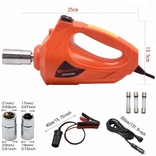Atlifix ATEW-340 12V 480N.M Mini Type Electric Impact Gun for Tyre Repair Car Repair Tool Electric Torque Tool Automatic Impact Wrench