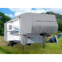 The 5th Wheel RV Cover Reinforced Windproof Side-Straps Anti-UV Water-Resistance Cover