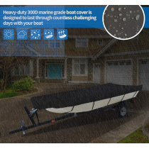 Jon Boat Cover Water Proof Heavy Duty Trailerable Jon Boat Cover