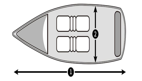 Jon Boat Cover Water Proof Heavy Duty Trailerable Jon Boat Cover ATYC-9107J4