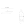 T-type Central Control Boat Cover WaterProof Heavy Duty Boat Cover