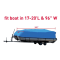 Inflatable Boat Cover Storage Bag Heavy-Duty Waterproof Stormproof Boat Cover