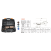 ATLI WK7682 High quality Hand Tool Sets Auto Repair Torque Wrench 6200N.M socket wrench set with Labor Saving Wrench