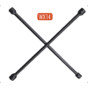 AtliFix WX14 Four Way Tyle Lug Cross Wrench length 14" 17-19-21-23mm 4 way cross wrench Cross Rim Wrench Powder Coated