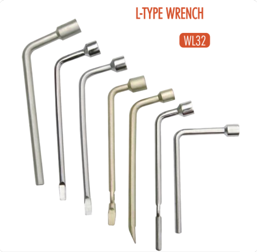ATLIFIX WL32 L-Type Car Truck Tire Wheel Lug Nut Wrench Key Socket Spanners Tool Car Tyre