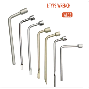 ATLIFIX WL32 L-Type Car Truck Tire Wheel Lug Nut Wrench Key Socket Spanners Tool Car Tyre