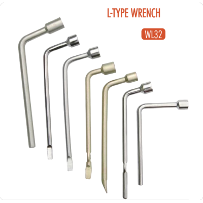 ATLIFIX WL32 L-Type Car Truck Tire Wheel Lug Nut Wrench Key Socket Spanners Tool Car Tyre