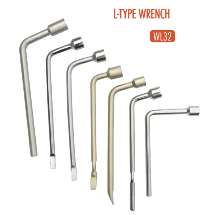 ATLIFIX WL32 L-Type Car Truck Tire Wheel Lug Nut Wrench Key Socket Spanners Tool Car Tyre