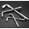 ATLFIX WL30 Straight light duty bent bar socket multi-gauge metric manual L-socket wrench