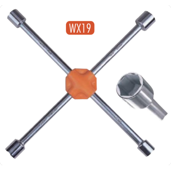 ATLIFIX WX19 good quality car repairing wrench,40CrV Cross Rim Wrench Satin Finished, Automobile Car Tire Changing Repair Tool Kit