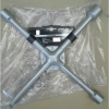 AtliFix Four Way Tyle Lug Cross Wrench length 14" 17-19-21-23mm 4 way cross wrench Cross Rim Wrench Powder Coated