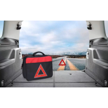ATLI ATEK3046 Roadside Assistance Auto Emergency Kit Car First Aid Kit Square Bag Contains Jumper Cables, Tools, and so on for Your Car