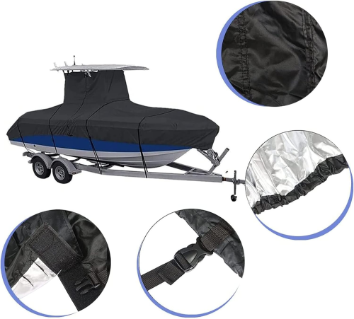 T-type Central Control Boat Cover WaterProof Heavy Duty Boat Cover