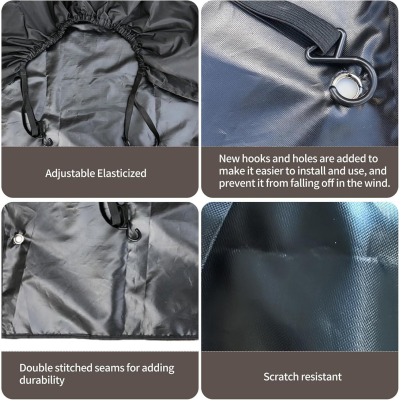 Oxford Cloth RV Tire Covers Waterproof  Windproof Tire Protection Cover for RV