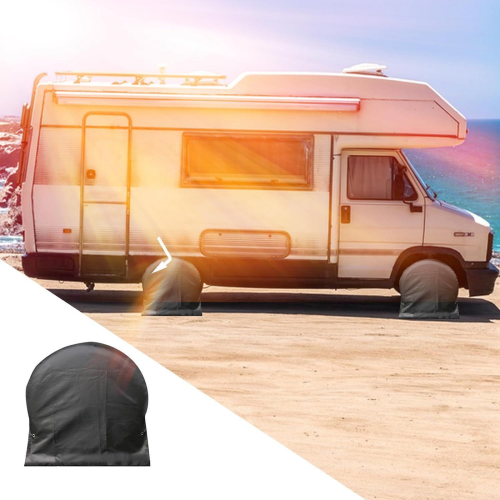 Oxford Cloth RV Tire Covers Waterproof  Windproof Tire Protection Cover for RV